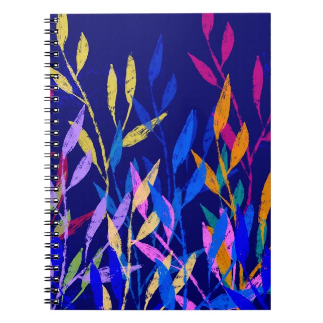 Cuaderno Hojas vibrantes (Frente)