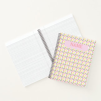Cuaderno Hojas y Flores de Otoño Coloridas