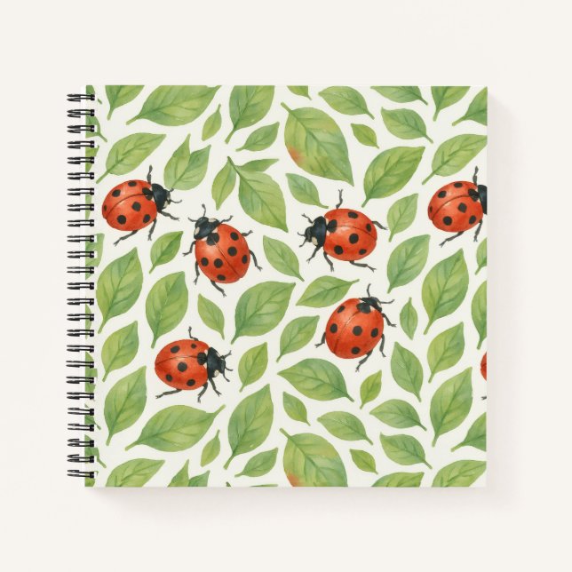 Cuaderno Hojas y Mariquitas  (Anverso)