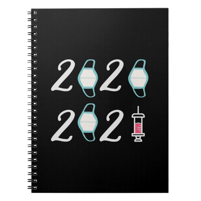 Cuaderno Hola 2021 Adiós 2020 - Finalmente ha terminado (Frente)