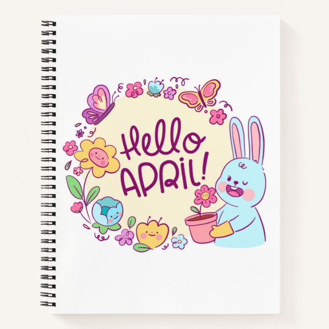 Cuaderno Hola, abril (Anverso)