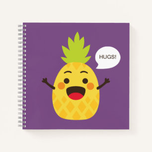 Cuaderno ¡Hola amigos! Ilustracion de piña