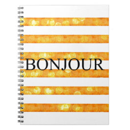 Cuaderno Hola Bokeh de Franja Naranja