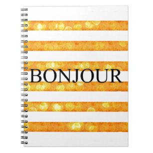 Cuaderno Hola Bokeh de Franja Naranja