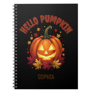 Cuaderno Hola Calabaza Personalizado