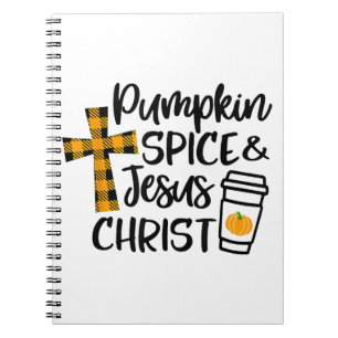 Cuaderno Hola Carne de Calabaza de Otoño y Jesucristo Cae C