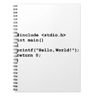 Cuaderno Hola codificación de programación del lenguaje d