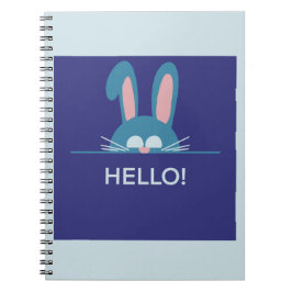 Cuaderno Hola conejo azul de Pascua