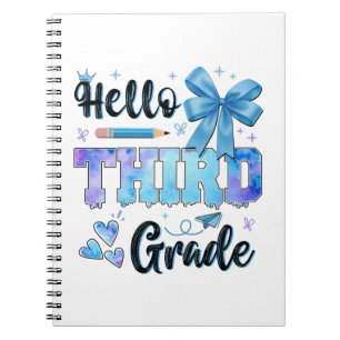 Cuaderno Hola Coqueta de Tercer Grado Primer Día de Escuela