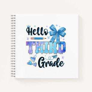 Cuaderno Hola Coqueta de Tercer Grado Primer Día de Escuela