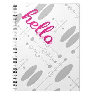 Cuaderno Hola Cute Colorful Hello Gifts