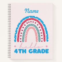 Hola de cuarto grado personalizado