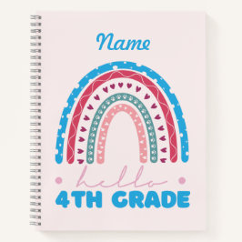 Cuaderno Hola de cuarto grado personalizado