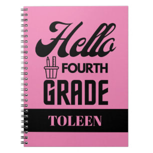 Cuaderno Hola de cuarto grado personalizado