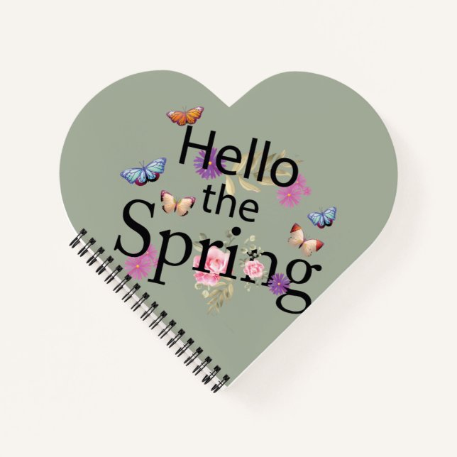 Cuaderno Hola, Flor De Primavera (Anverso)
