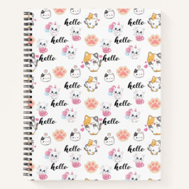 Cuaderno hola gatito