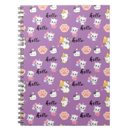 Cuaderno hola gatito