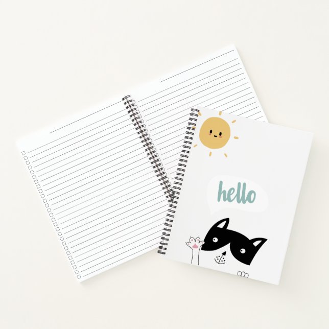 Cuaderno Hola Gato Sol  (Interior)