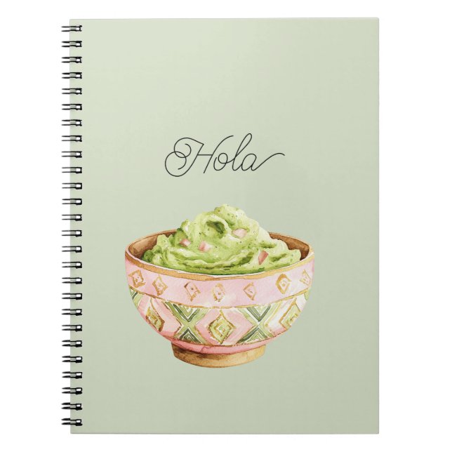 Cuaderno Hola (hello) Guacamole (Frente)