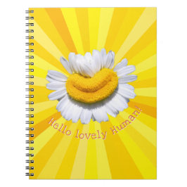 Cuaderno "Hola hermoso Humano!" Sonrisa de Manzanilla Explo