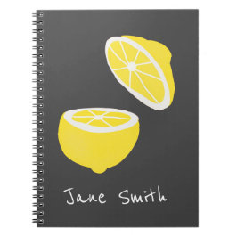 Cuaderno Hola Lemon, fruta amarilla moderna