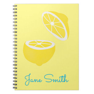 Cuaderno Hola Lemon, fruta amarilla moderna