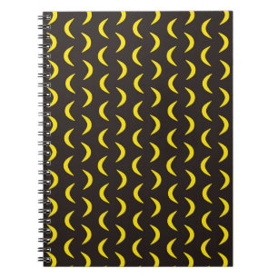 Cuaderno Hola Luna Amarilla - sin fisuras patrón de Hallowe