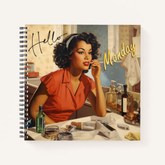Cuaderno Hola Lunes Belleza de glamour vintage