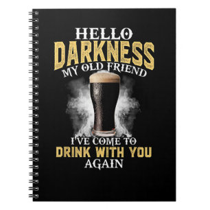 Cuaderno Hola oscuridad mi vieja amiga