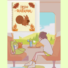 Cuaderno Hola otoño lindo 🤎 🍂 🍁 🥨