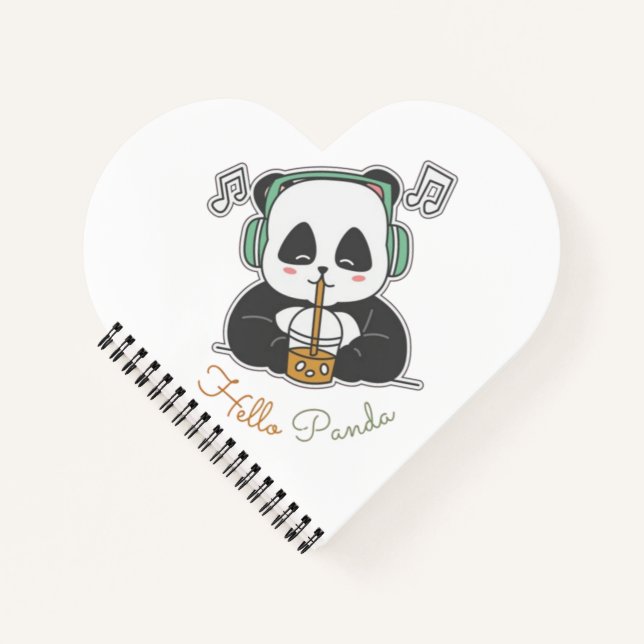 Cuaderno Hola panda (Anverso)