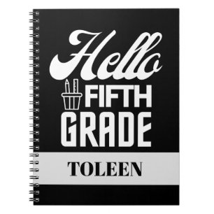 Cuaderno Hola personalizada Quinto grado