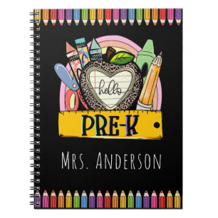 Cuaderno Hola Pre-k, Prek Nombre del profesor