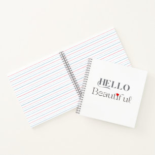 Cuaderno HOLA Precioso, Regalo Inspirador para Ella