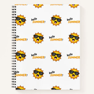 Cuaderno Hola Sol de verano con gafas de sol