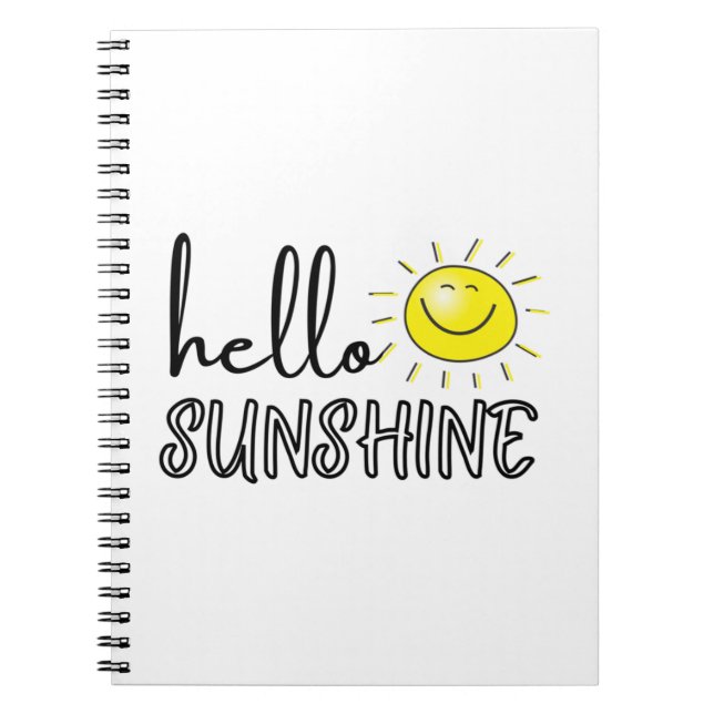 Cuaderno Hola Sunshine Spring (Frente)
