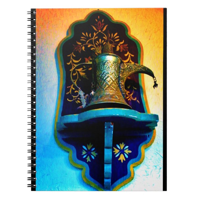 Cuaderno Holder del café árabe (Frente)