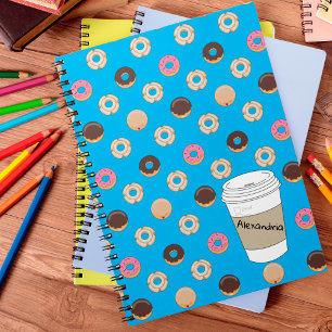 Cuaderno Holey Doughnut Personalizado Coffee Cup