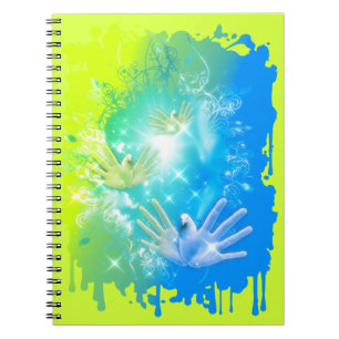 Cuaderno holiES - Flying Hands Pigeons ART