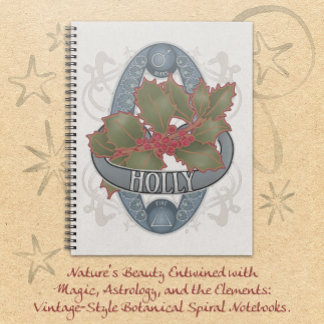 Cuaderno Holly - Astrología de flores y magia