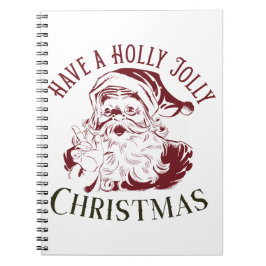 Cuaderno Holly Jolly Vintage Christmas