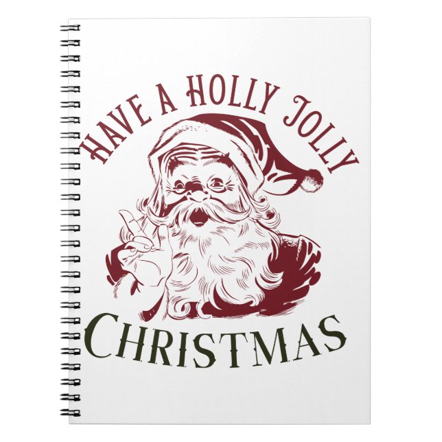 Cuaderno Holly Jolly Vintage Christmas (Frente)