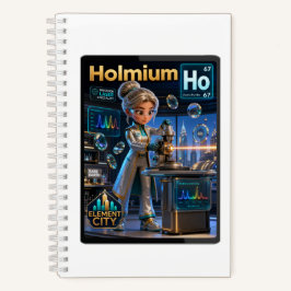 Cuaderno Holmio (Ho) – Atómico | Colección ATOMIVRA™