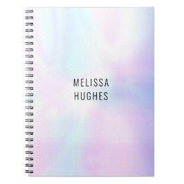 Cuaderno Holografía moderna y simple personalizada