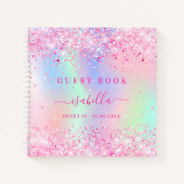 Cuaderno Holografía rosa Sweet 16