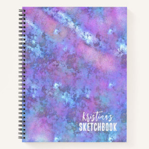 Cuaderno Holográfico Elegante Blue Purple Holográfico