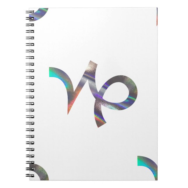 Cuaderno holograma Capricornio (Frente)