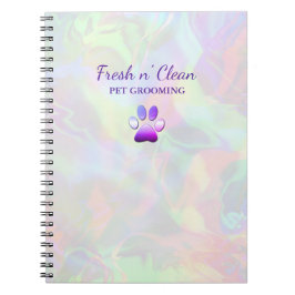 Cuaderno Holograma de impresión de la hoja de cálculo de pe