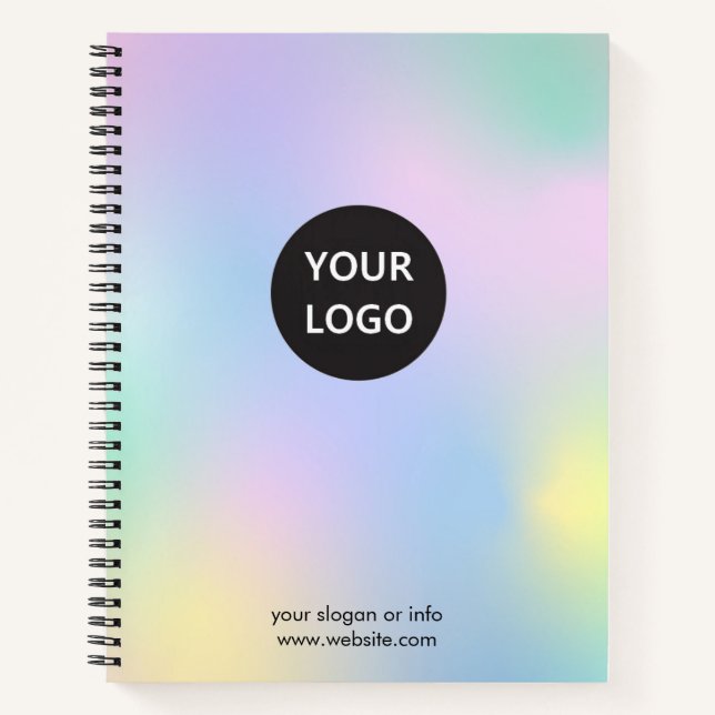 Cuaderno Holograma del arcoiris, Empresa Empresarial (Anverso)