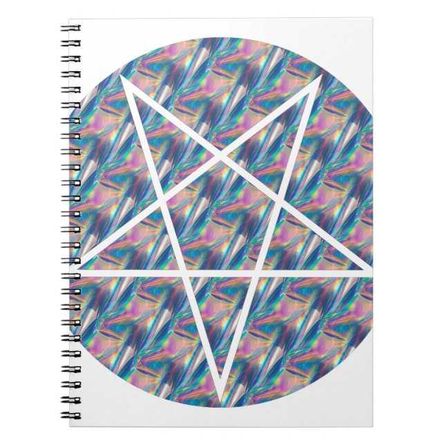 Cuaderno holograma pentagrama (Frente)